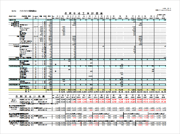 長期修繕工事計画書