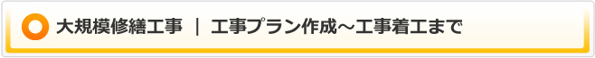 大規模修繕工事｜工事プラン作成～工事着工まで